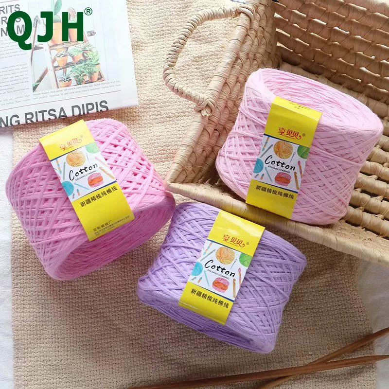 

QJH Milk Sweet Soft Cotton Baby Knitting Wool Yarn Thick Yarn Fiber Velvet Yarn Hand Knitting Wool Crochet Yarn for DIY Sweater