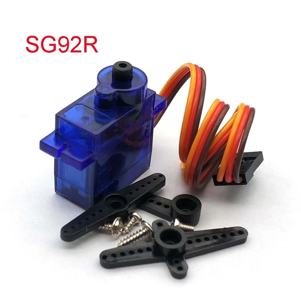 SG92R Micro 9g Servo Nylon Carbon Fiber Gears Replace SG90 For RC Model Aeromodelling Helicopter Parts