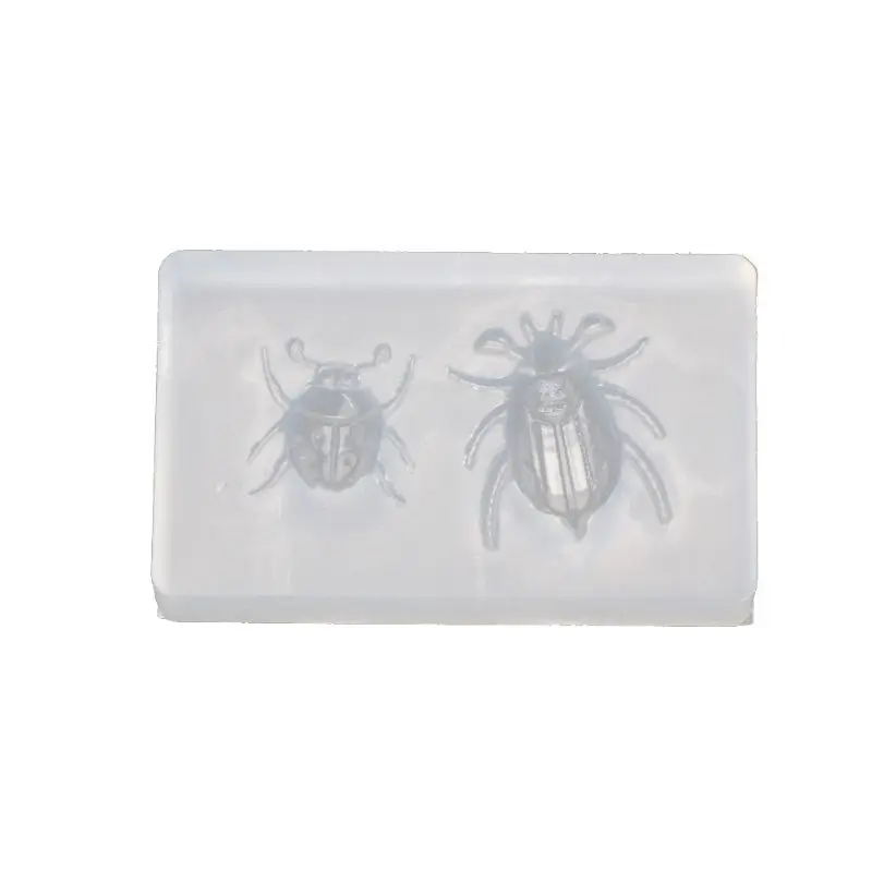 Cute Ladybug Beetle Pendant Insect Resin Silicone Mold Jewelry Making Tools Accessories