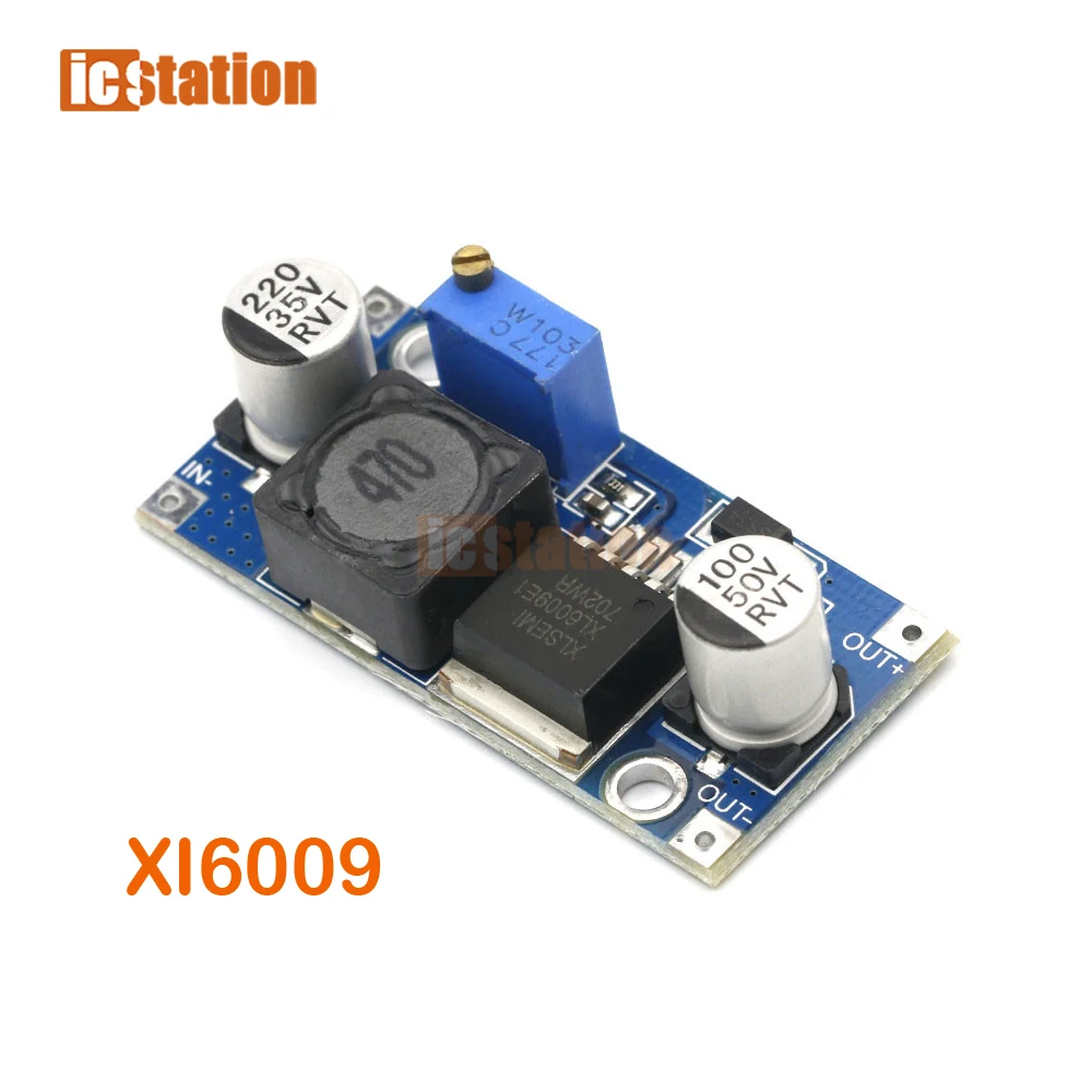 DC-DC XL6009 Digital Boost Step Up Power Supply โมดูล4.5-32V To 5-52V-แรงดันไฟฟ้า Regulator LED โวลต์มิเตอร์