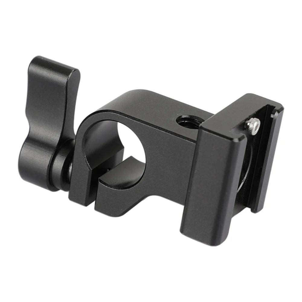 CAMVATE ستاندرد 15 مللي متر جانب واحد قضيب حامل مع الحذاء البارد محول تركيب ل Monior/كاميرا مضيا/EVF حامل دعم جديد