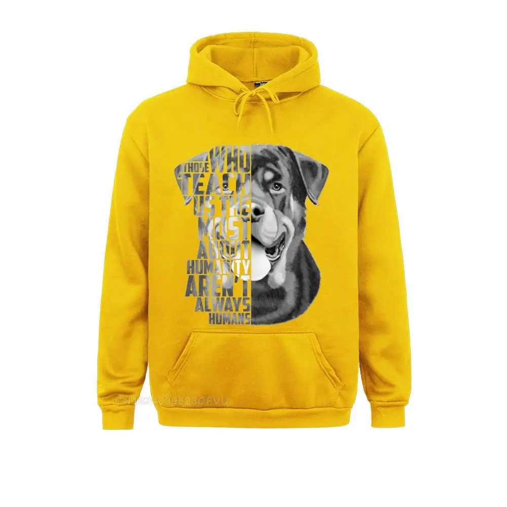 Vintage Rottweiler Head Loyalty Quote Portrait Dog Hoodie Men Crewneck Percent Cotton Sweater Wholesale