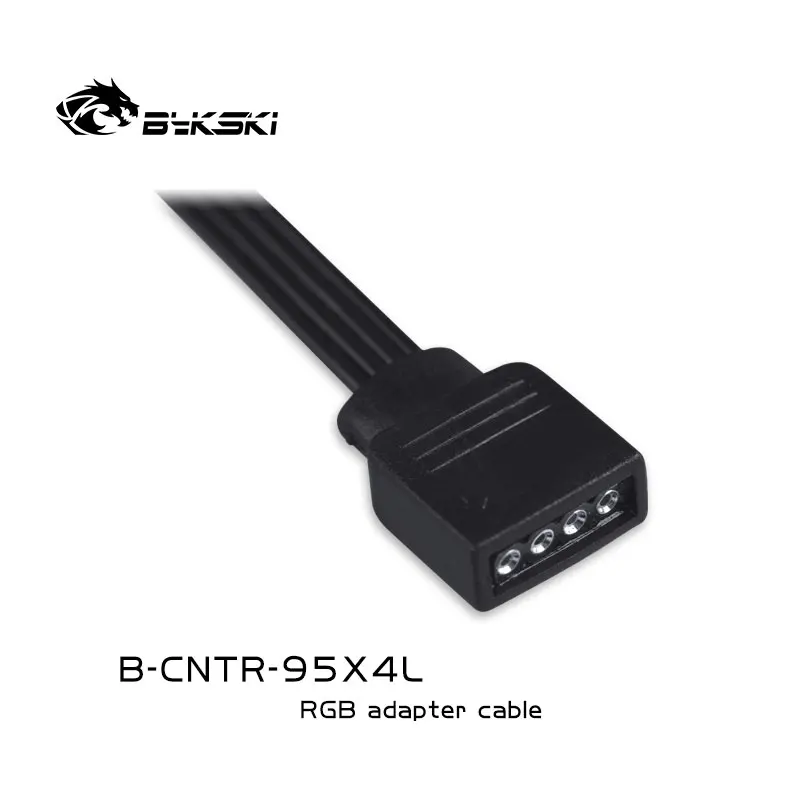 Bykski B-CNTR-95X3L B-CNTR-95X4L 5V 3PIN ARGB RBW/12V 4PIN RGB carte mère syn ASUS AURA MSI adaptateur câbles 10cm