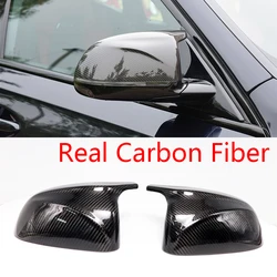 Yükseltme M Stil Kabukları Dikiz Kapağı Yüksek Kaliteli Gerçek Karbon Fiber Ayna kapağı BMW x3 x4 x5 x6 x7 G01 G02 G05 G06 g07 18-22