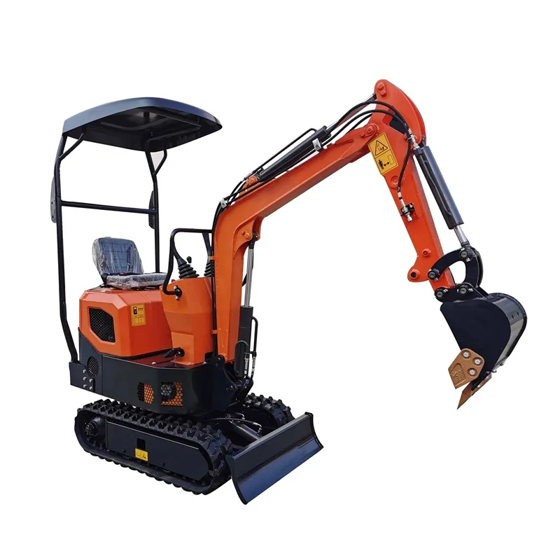 

SYNBON Farm Garden Construction Machine 1.0 Ton Hydraulic Mini Crawler Excavator Small Digger