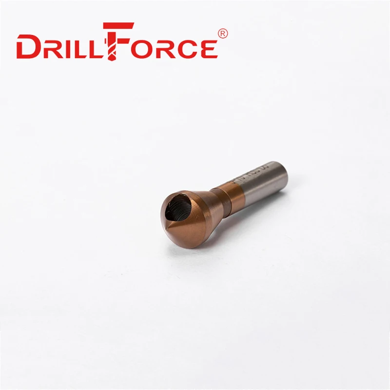 Drillforce مثقاب الحفر بت HSS M2 M35 الكوبالت Deburring 90 درجة الشطب ثقب نوع القاطع (2-5 5-10 10-15 15-20 مللي متر)