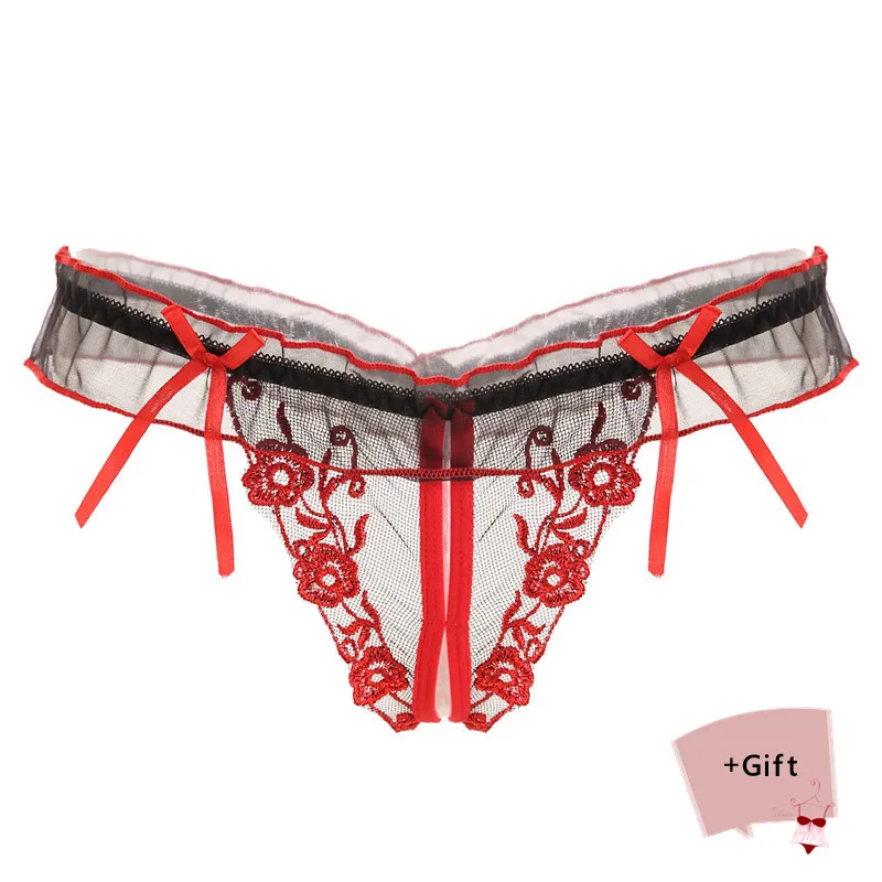 

Women Sexy Panties Lace Hollow G-String Thong Net Fresh Cool Breathable Panties For Women Underwear flirt Bikini Panties New