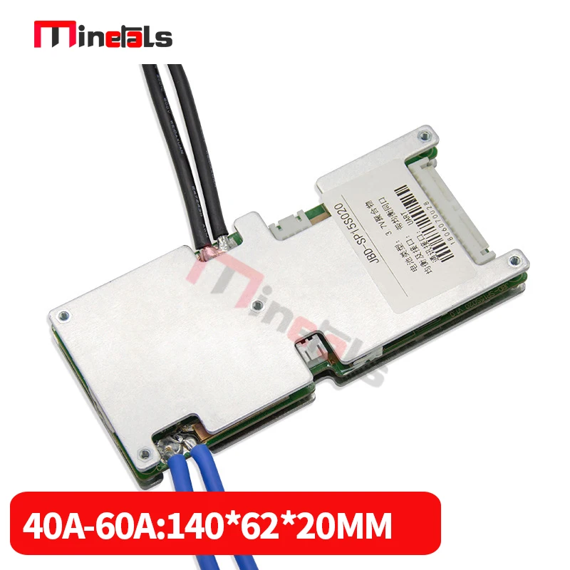 Batería de litio 13S, aplicación BMS, 48V, BMS inteligente, compatible con bluetooth 485/UART, ternario 18650, placa de protección de polímero, PCM inteligente