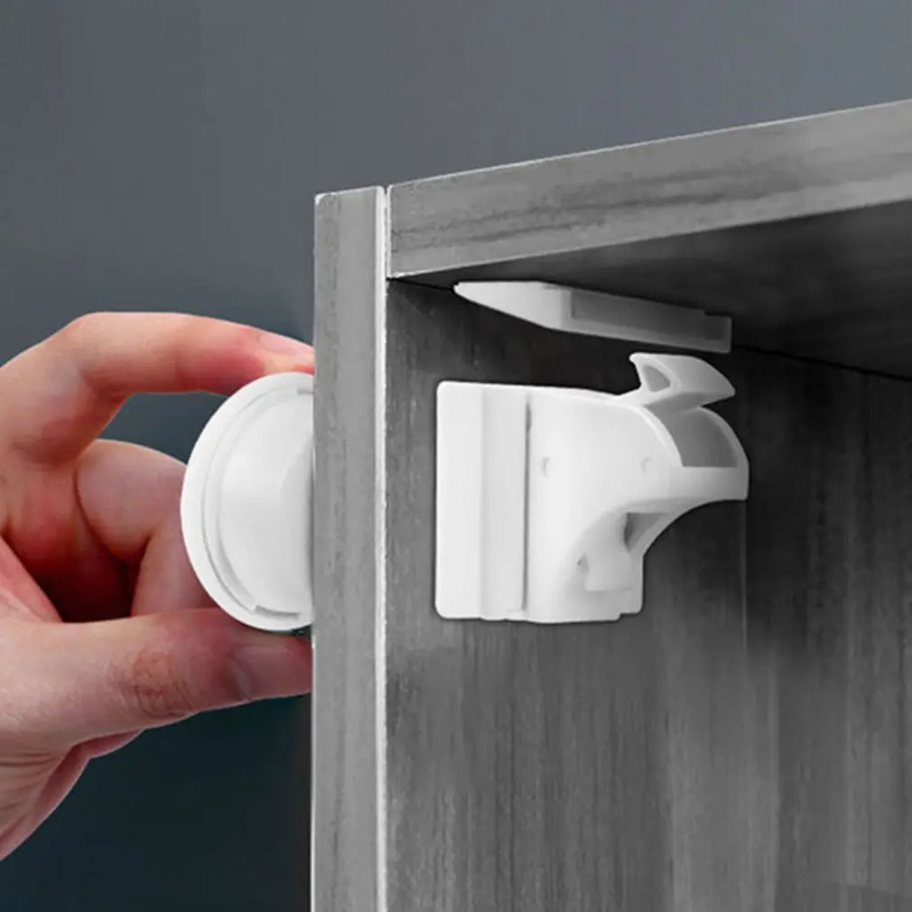 Magnetic Drawer Lock Multifunctional Children Safety Lock Cabinet Door Lock Invisible Protection Children Lock