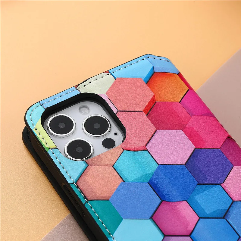 Fashion Colorful Case for Xiaomi Redmi Note 10 10S 9 S 9T 9A 9C 8T 8 8A 7 7A Xiaomi POCO X3 NFC F3 GT M3 Pro Wallet Leather Etui