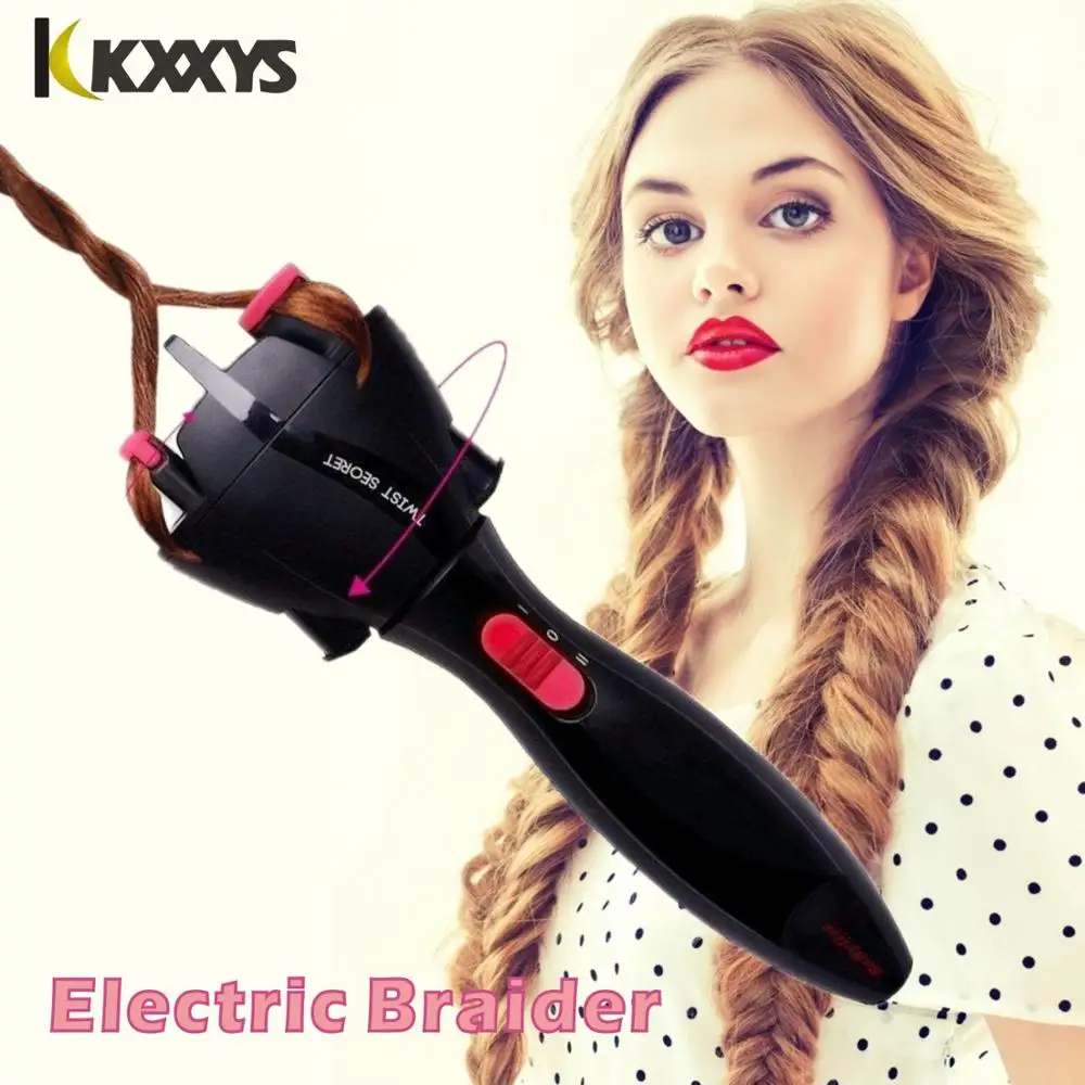 Electric Hair Braider Automatic Twist Knitting Device Hair Machine Braiding Hairstyle Cabello Hair Styling Curling Iron DIY Tool