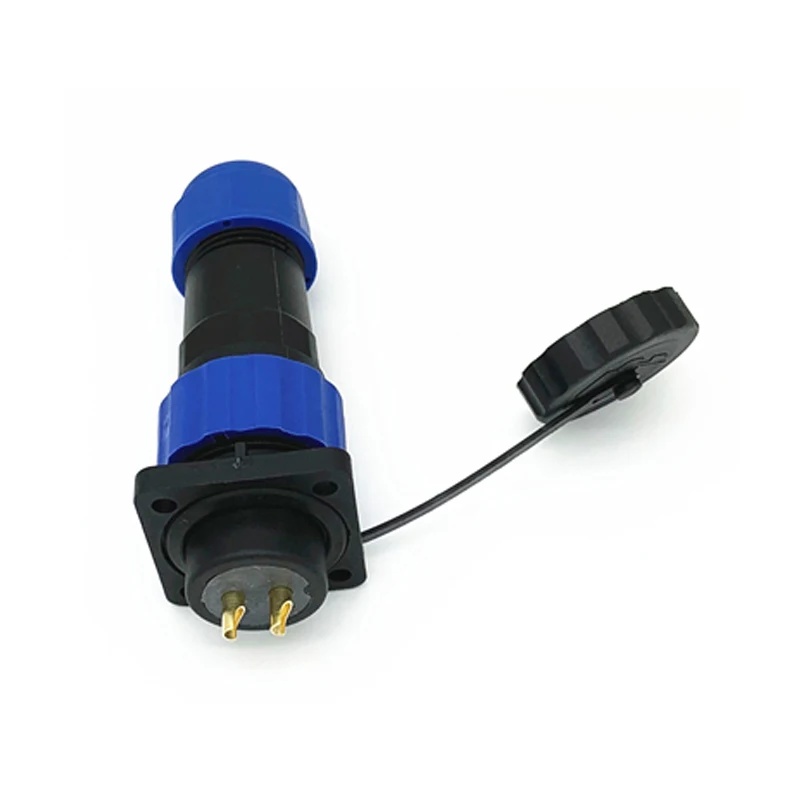 SP20 Aviation Plug IP68 Square Type socket waterproof connector 1/2/3/4/5/6/7/9/10/12/14Pin Industrial Cable Wire Connectors