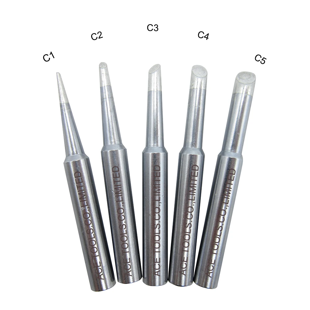 

5 PCS ST Replace Soldering Tips Fit WELLER SP40L SPG40 SP40N WP25 WP30 WP35 WLC100 Iron Handle Nozzle Pencil Welding Bit