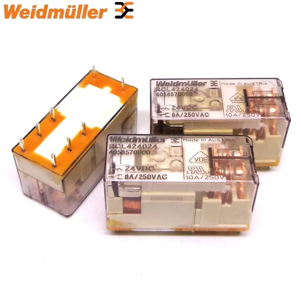 Weidmuller 100%-NEW 10PCS RCL424024 RCL314024 RCL114024 RCL424730 RCL114730 24VDC 230VAC Original Relay