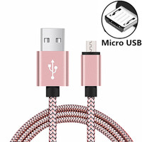 15W 2M Fast Charger Micro USB Cable for Samsung S6 S7 Edge J4 2018 Redmi Note 6 4X 5 PLUS Honor 8X 10i Android Data Tablet Cord