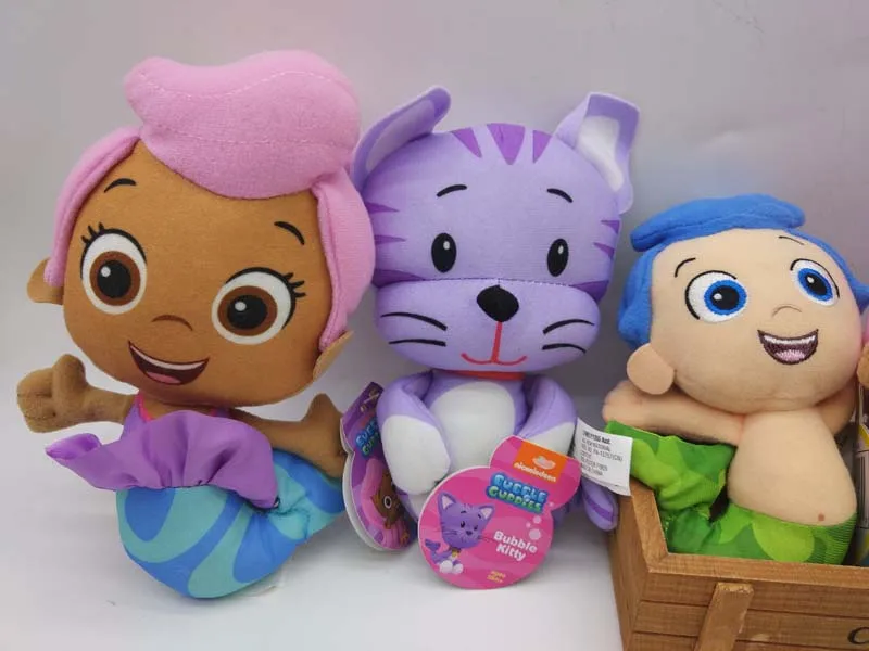 Nickelodoen Bubble Guppies Molly Gill Puppy Plush Soft Stuffed Doll Toy 7\