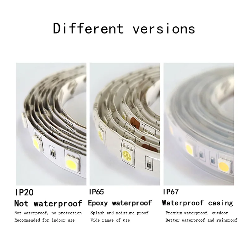 Полноцветный RGB WS2812B IC Smart LED Pixel Bar IP30/IP65/IP67 водонепроницаемый и индивидуально адресуемый WS2812 волшебный свет с 5 В