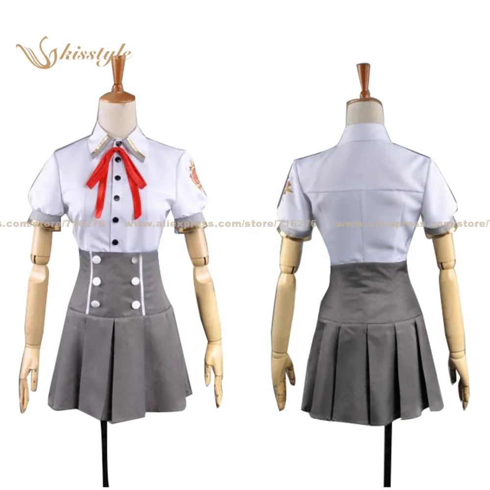 

Kisstyle Fashion Kamigami no Asobi Yui Kusanagi Summer Uniform COS Clothing Cosplay Costume,Customized Accepted