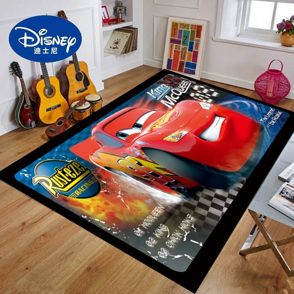 Disney Lightning McQueen Car Baby Play Mat Kids Room Carpet Rugs Floor Carpet Gift for Baby Room Decoration Baby Activity Center