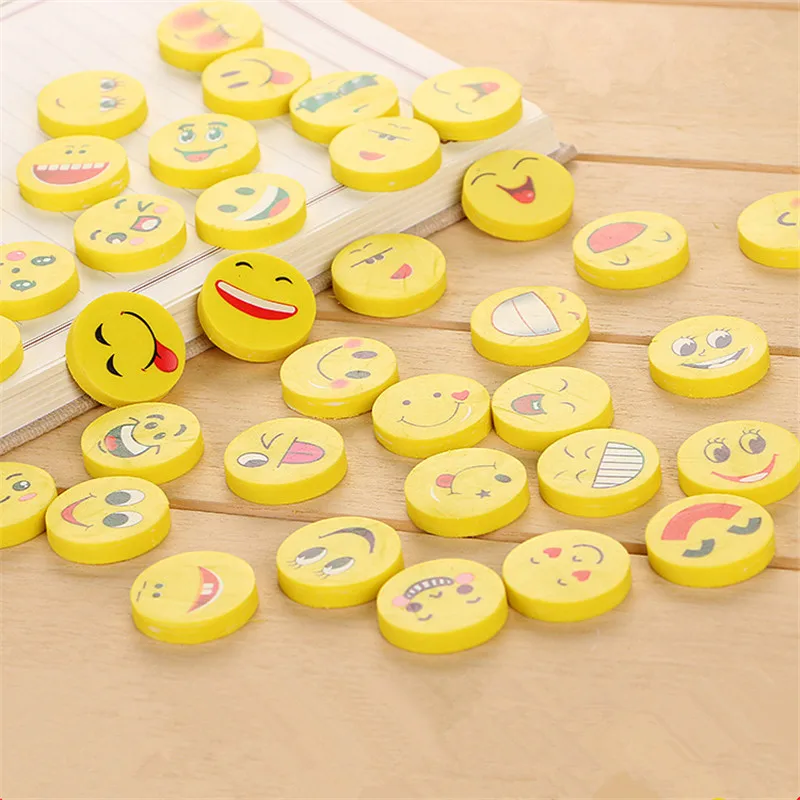 12pcs Novelty Kawaii Cartoon Eraser Office School Supplies Drawing Stationery Student Children Pencil Rubber Toys Party Gift