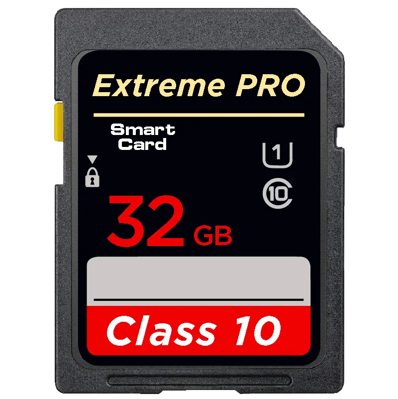 Extreme Pro SD-kaart 256 GB 128 GB 64 GB 32 GB 16 GB Flash-geheugenkaart Klasse 10 UHS-I voor camera