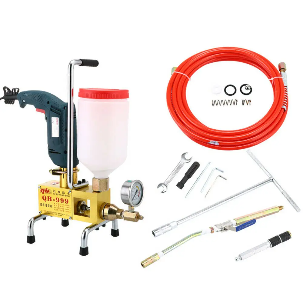 

High Pressure Grouting Machine Grout Injection Pump Leak Stoppage Machine Drilling Rig Foaming Injector 220V