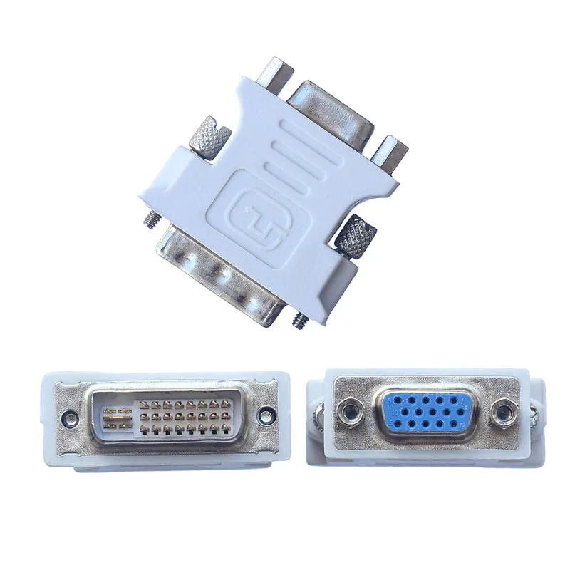 DVI to VGA connector DVI-I to VGA male to female Adapter Convert for computer