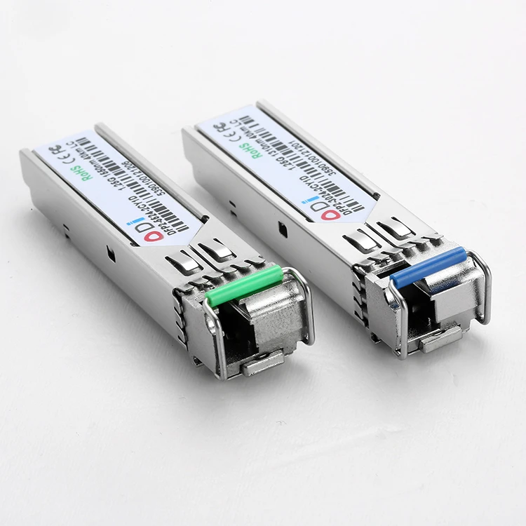 Transceptor óptico SFP BIDI, DFP2-3124-2IY11Manufacturer de 40km, 1310/1490, 1,25 Gb