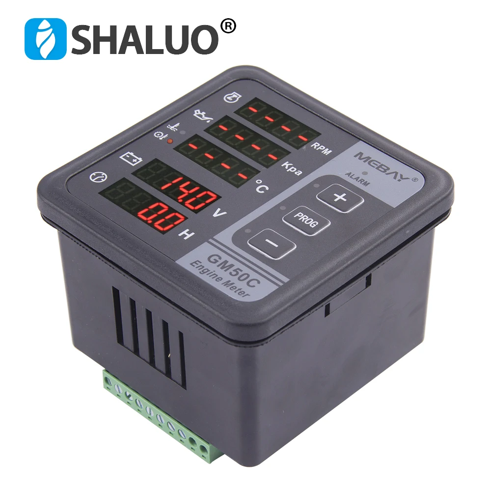 Mebay GM50C GM50CR Engine Digital Display Multifunction Meter CAN RS485 Port Remote Monitoring Multi-function Panel Genset Part