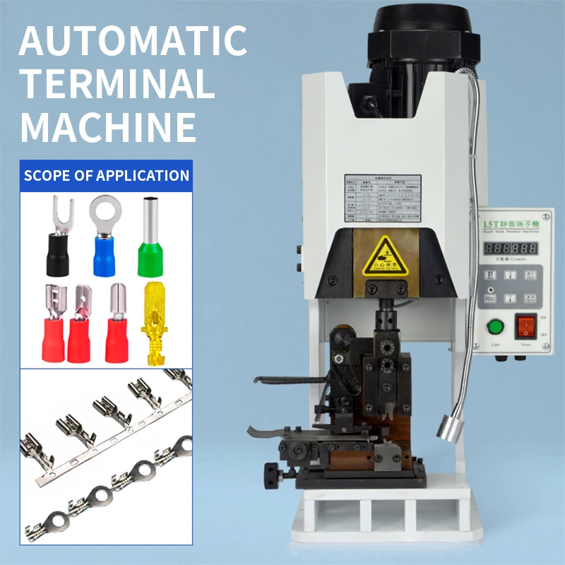 

Automatic Terminal Machine 1.5T Ultra-quiet Crimping Terminal OTP Mold Semi-automatic Terminal Machine