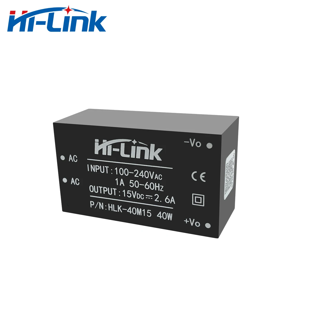 DC電力変換モジュール,単出力AC HLK-40M15 v 220v 2ピース/ロット