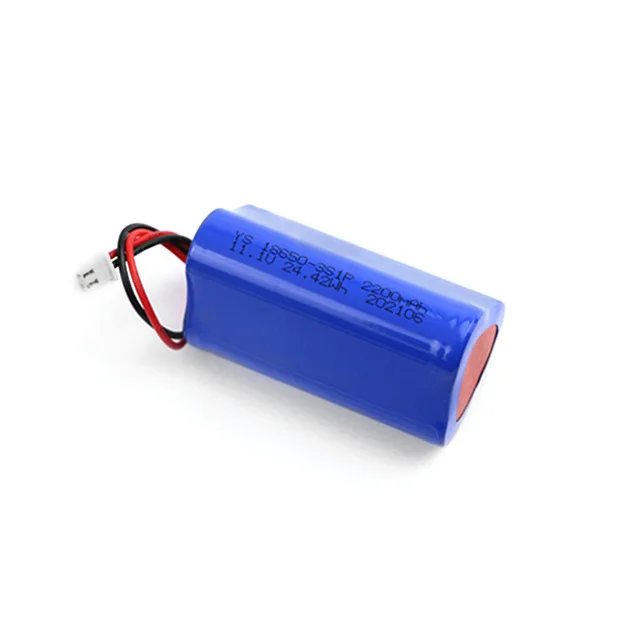 18650 lithium rechargeable battery 2200mAh 12V 11.1v with plug 3 Series fishing lighting triangular flashlight strong light LED