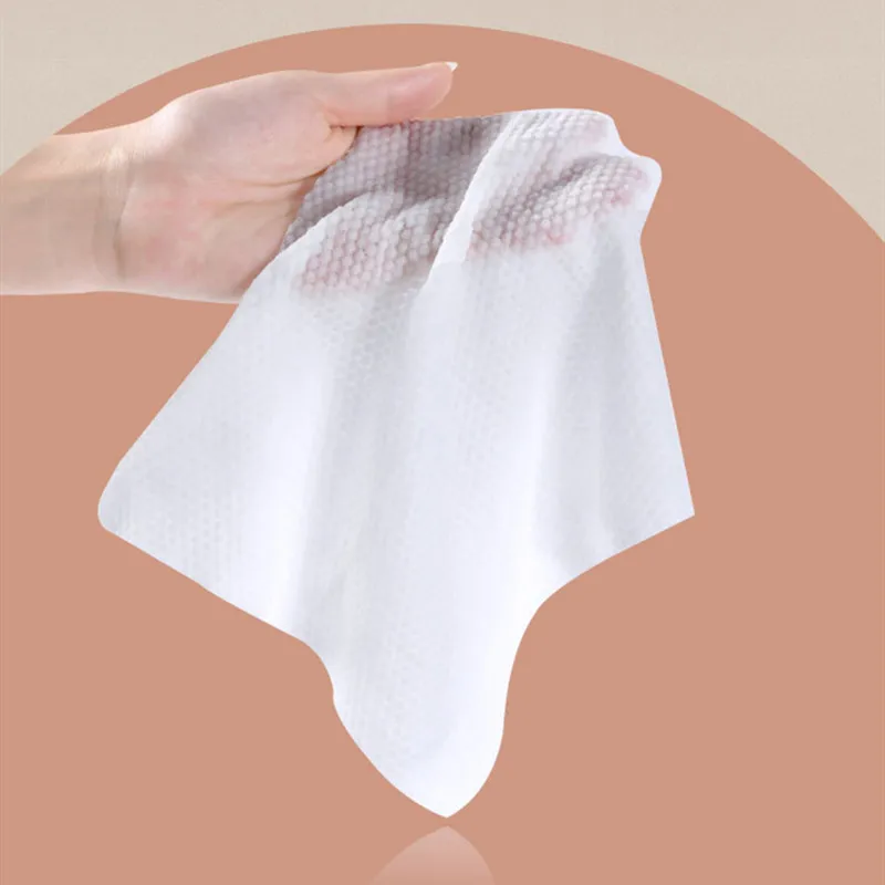 200G 1 Roll Disposable Facial Tissue Skin Care Face Cleaning Cotton Pads Makeup Remover Wipes Soft Towels Wet Or Dry Use