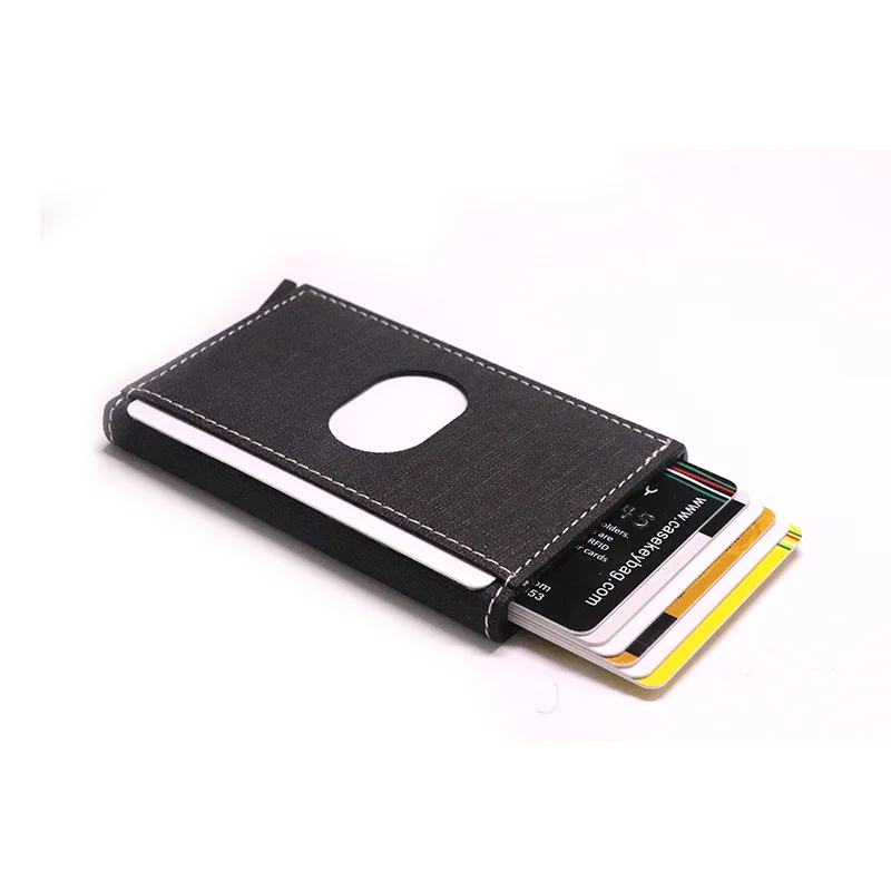 

Bycobecy New Arrivals Smart Wallet Business Single Card Holder Rfid Wallet Aluminum Metal Credit Business Mini Card Wallet Men