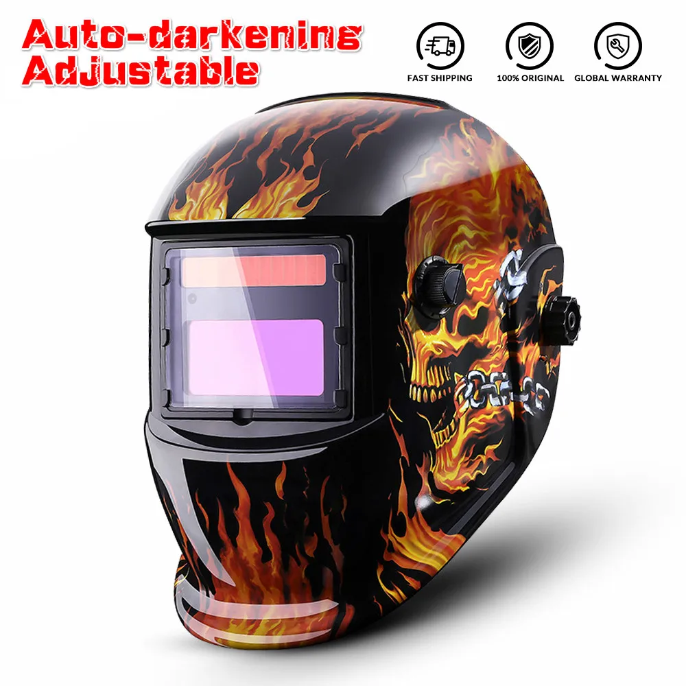 Auto-Darkening Adjustable Range Electric Welding Mask Welding Helmet Lens For Soldador Welding Machine