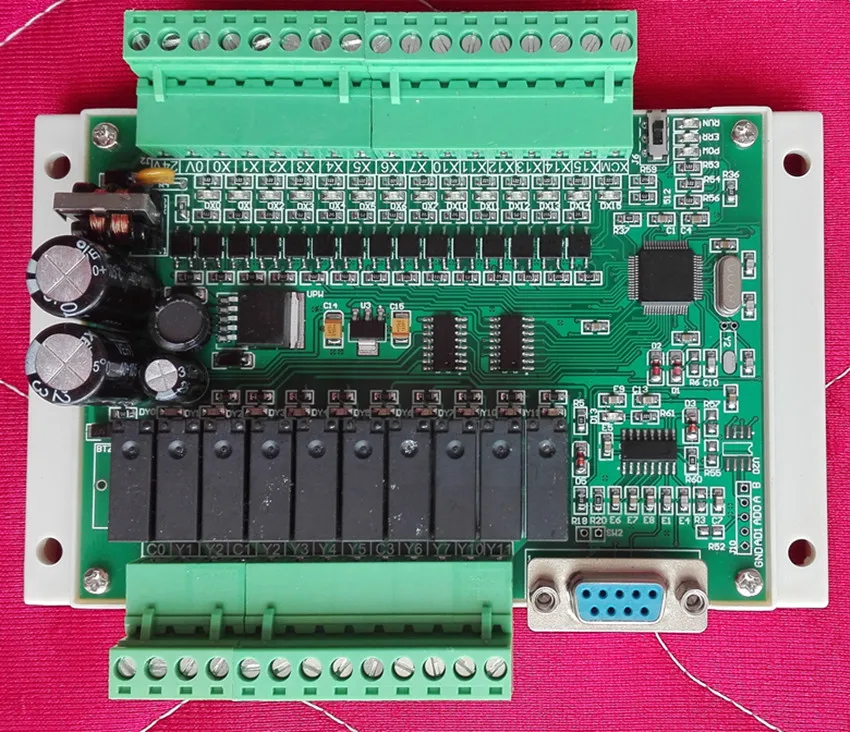 Domestic PLC industrial control board FX1N 24mr direct download monitoring programmable controller