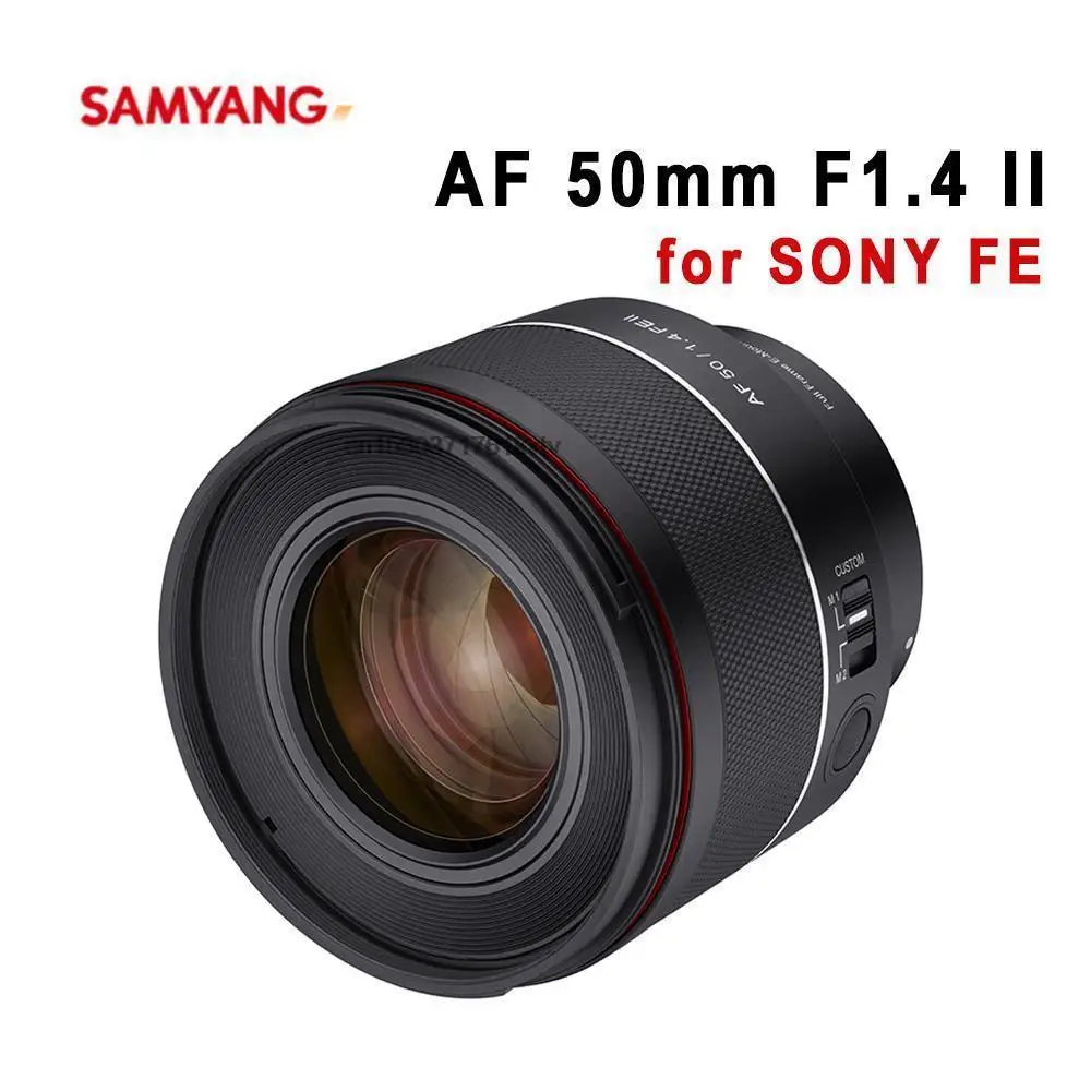 

Samyang AF 50mm F1.4 II FE Lens Linear STM Auto Focus Full Frame Large Aperture Lens for SONY FE Mount Cameras A7II A73 a7r a9