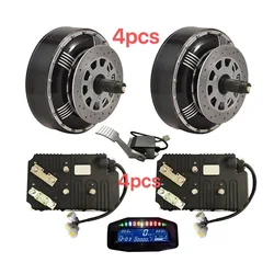 Piccoli corredi elettrici di conversione del motore del mozzo dell'automobile di 4WD 8000W 96V con KLS96501-8080H