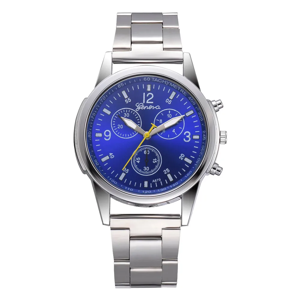 2020 Geneva Men Watches Men Sports Watches Stainless Steel Quartz Wristwatches Wholesale Prices Direct Selling Relogio Masculino