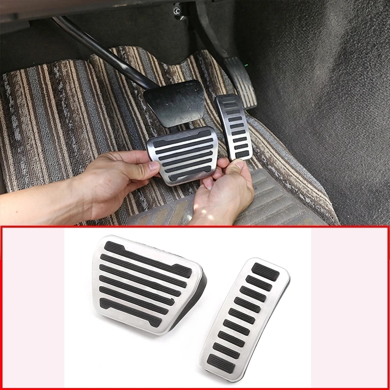 

Fuel Brake Footrest Pedal Cover For Land Rover Discovery 5 Defender 110 For Range Rover Sport Vogue Auto Accelerator Pedal