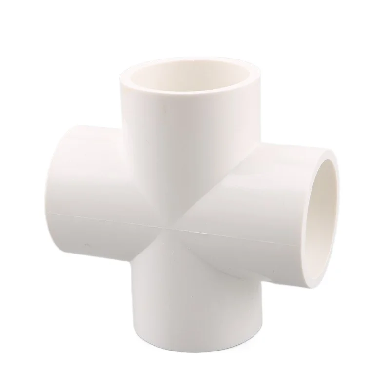 1pc 20 25 32mm White PVC Pipe Connector Straight Elbow Tee Cross Joints Water Pipe Adapter 3 4 5 6 Ways Joints