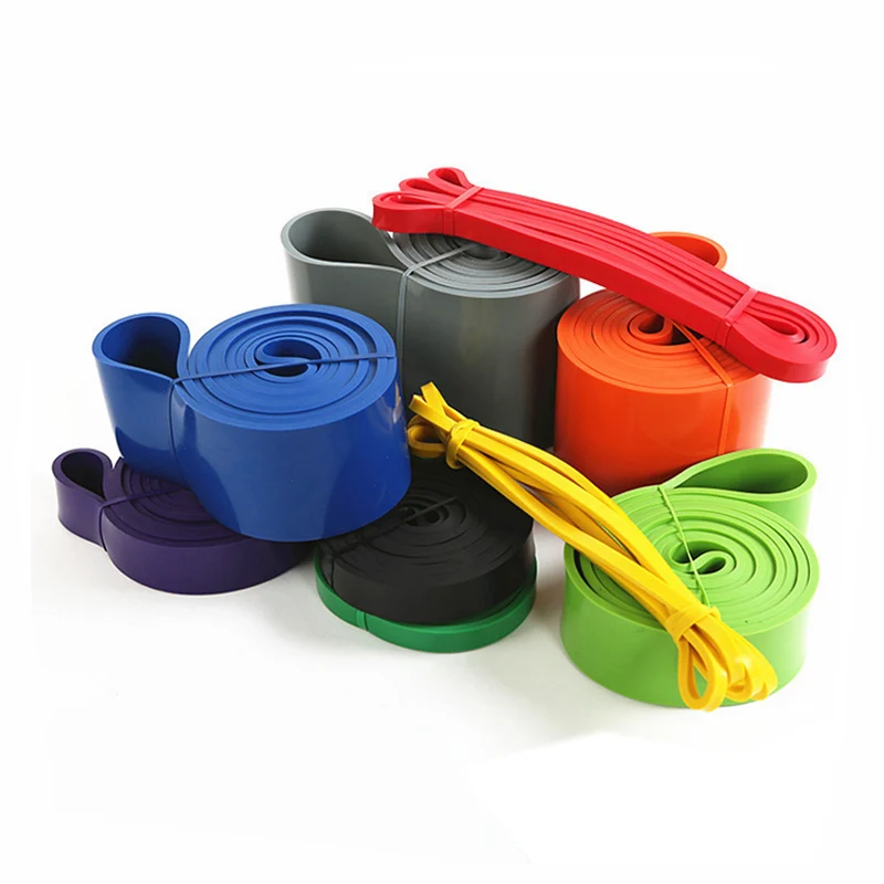 208cm Natural Latex Pull Up Physio Resistance Bands Fitness CrossFit Loop Bodybulding Yoga Exercise Fitness Equipment