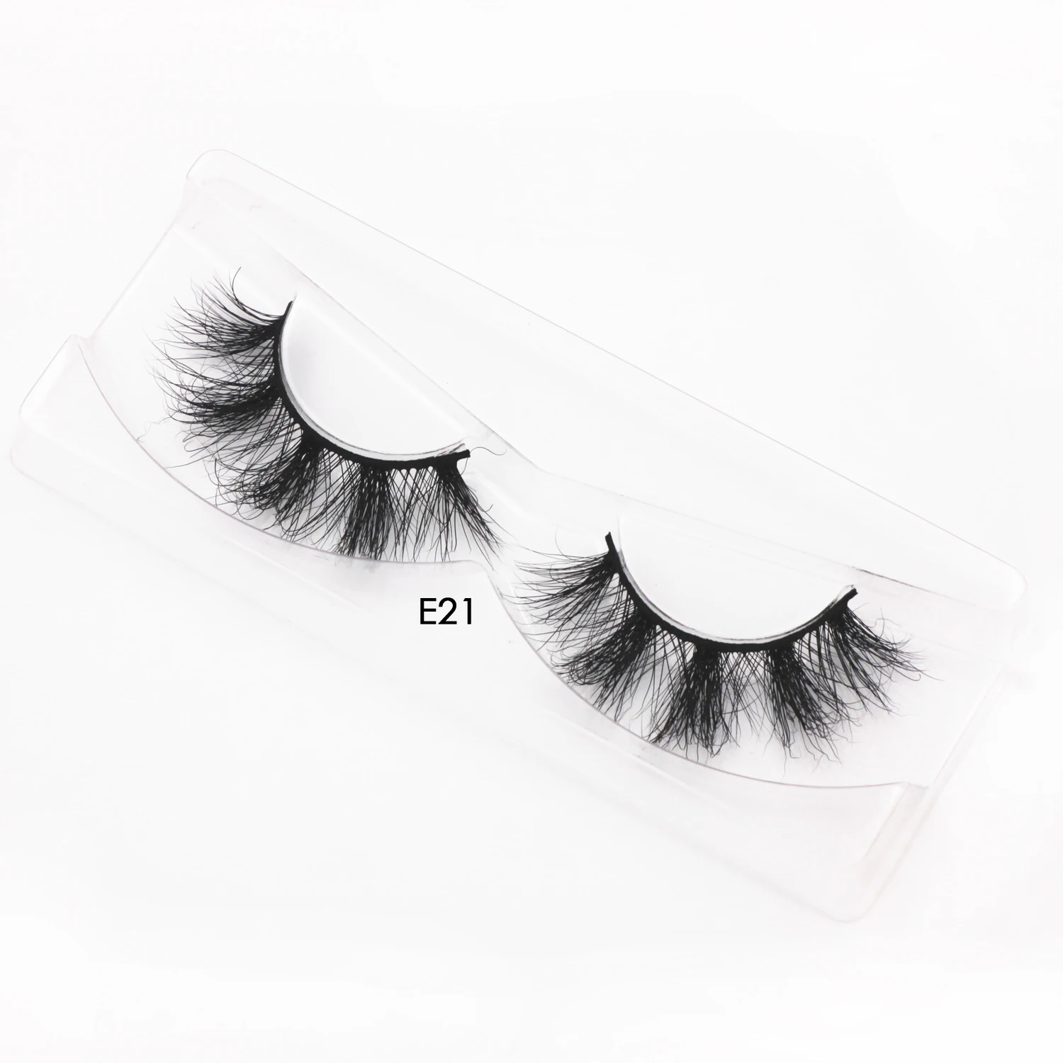 KEKEBAICHA Fluffy Falsies Dramatic Lashes Full Volume Mink Lashes 3D Mink Eyelashesโหดร้ายฟรีปลอมขนตาCrisscrossขนตา