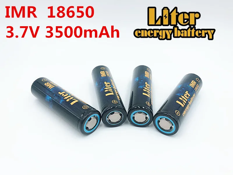 Liter energy battery IMR18650 1PCS 3500MAH 3.7V 4.8A 18650 Rechargeable battery use battery core for Flashlight