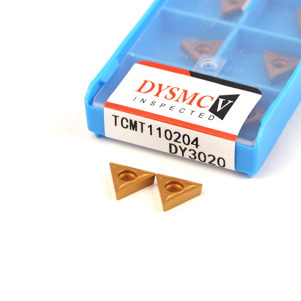 TCMT110204 TCMT110208 DY3020 تحول أداة شفرة من الكربيد آلة خرط تعمل بالتحكم الرقمي بواسطة الحاسوب شفرة لتجهيز الصلب شحن مجاني