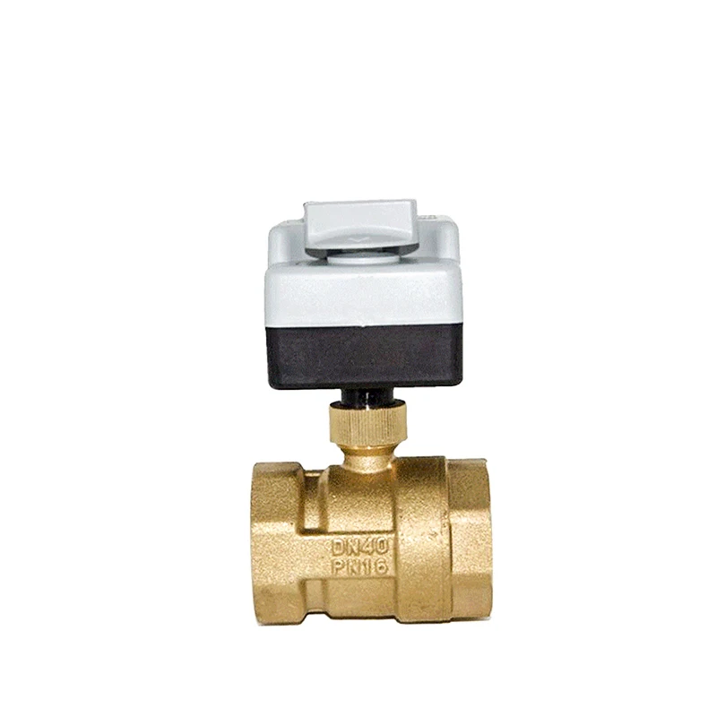 Imagem -05 - Latão Válvula de Esfera Elétrica com Interruptor Manual Motorizada Ball Valve Três Fios Point Control 220v 2