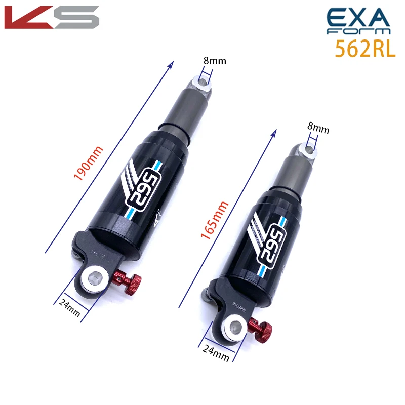 KS EXAform 562R Dual Air Shock Absorber for lithium electric bicycle scooter pure pneumatic shock absorber mountain Bike