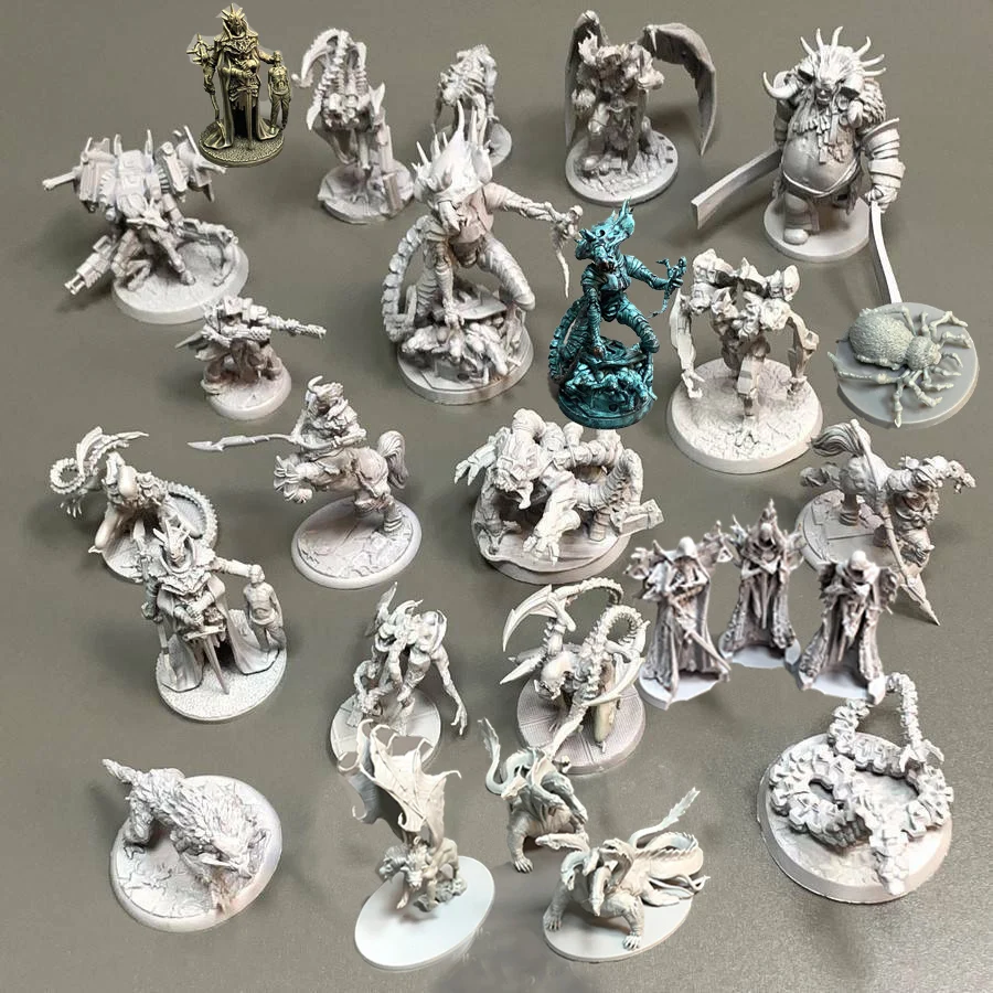 Sci-Fi Nemesis Alien Monsters Miniatures Board Games Tainted Grail Role Playing Figures Wars Game Model Collectible Toy