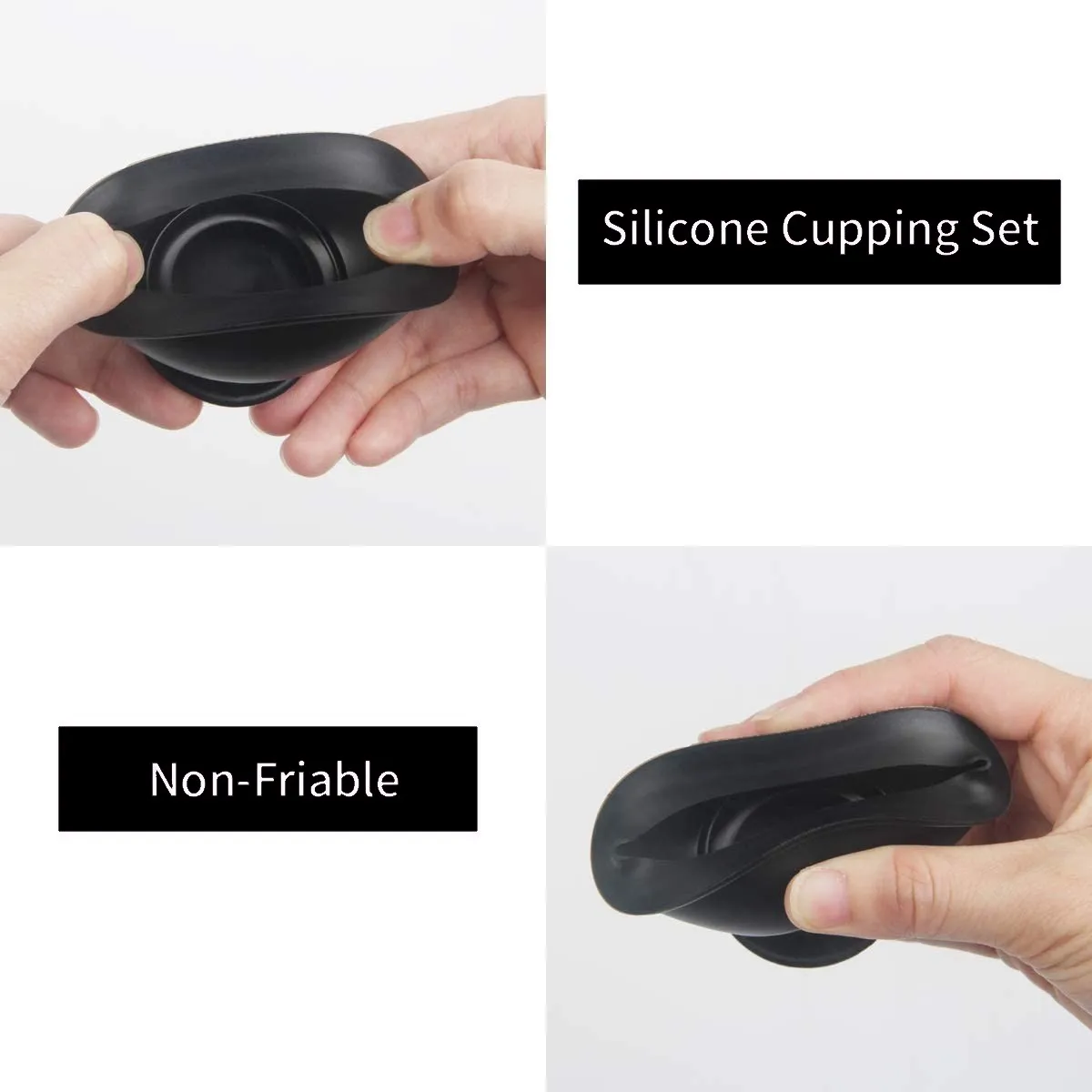 1/12Pcs Silicone Cupping Therapy Set Cups Massage Professional Vacuum Cupping Anti Cellulite Suction Cup Facial Body Pain Relief