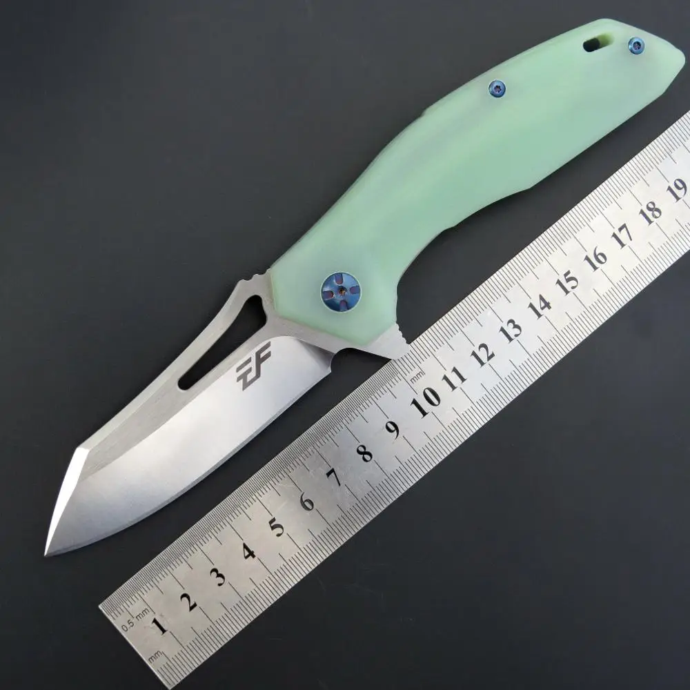 Eafengrow EF911 folding knife D2 Blade + G10 Handle knife Survival Camping Hunting Pocket Knife EDC outdoor tool knives